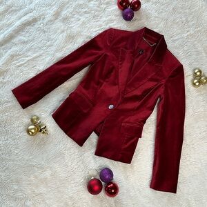 Velvet blazer
